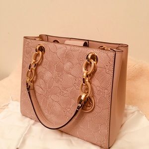 Michael Kors Pink Gold Cynthia Bag